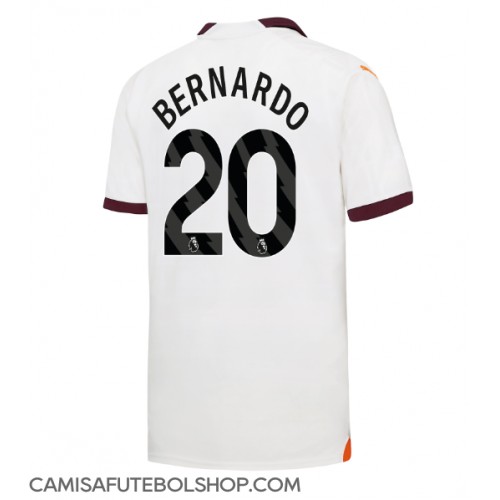 Camisa de time de futebol Manchester City Bernardo Silva #20 Replicas 2º Equipamento 2023-24 Manga Curta